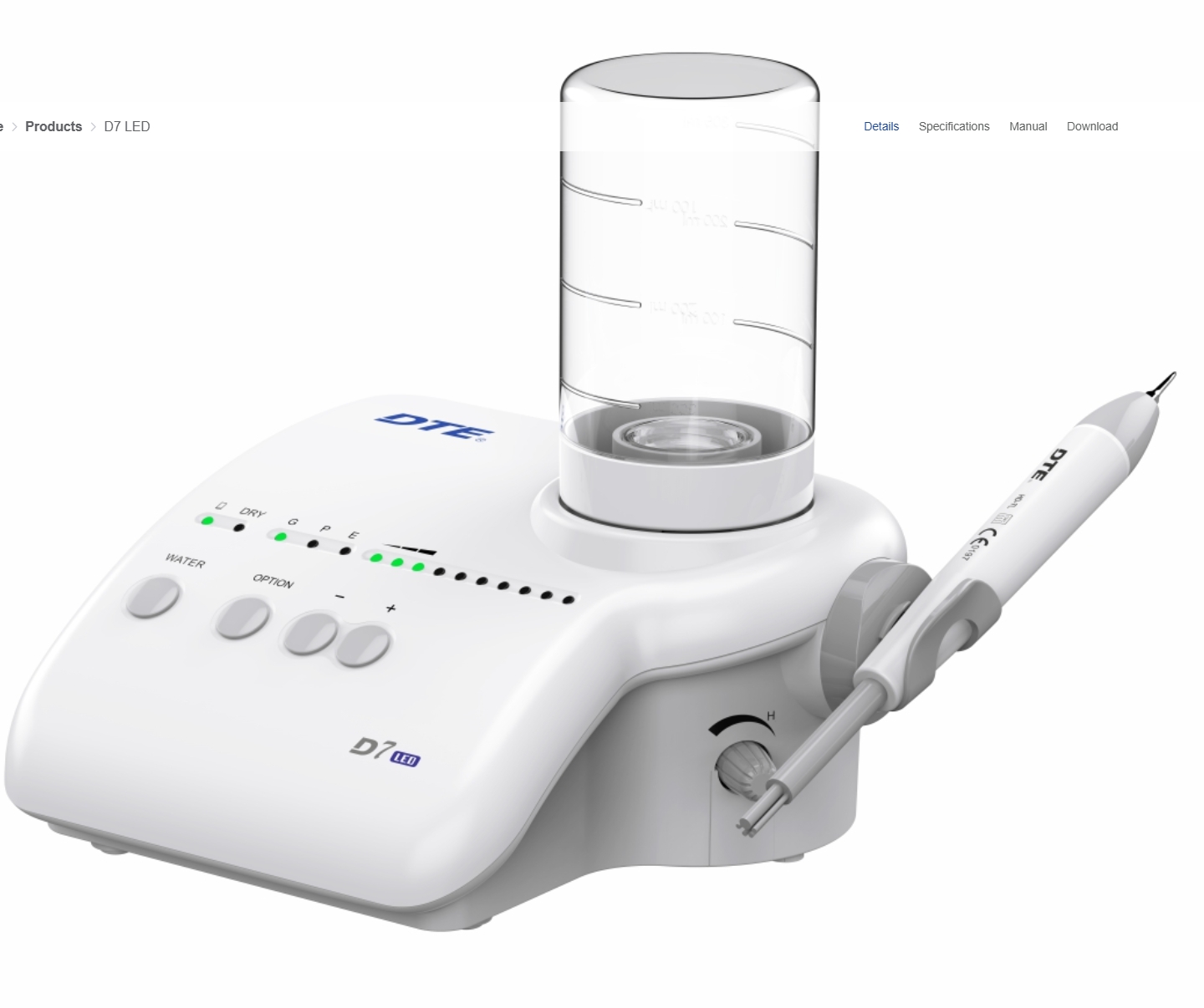 Dental Ultraschall-Scaler DTE-D7  Scaling/Perio/Endo Auto-Wasserversorgung