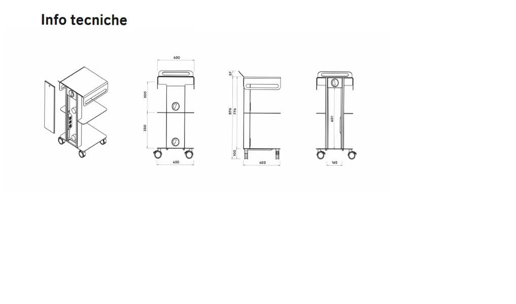 Gerätewagen für medizinische Geräte