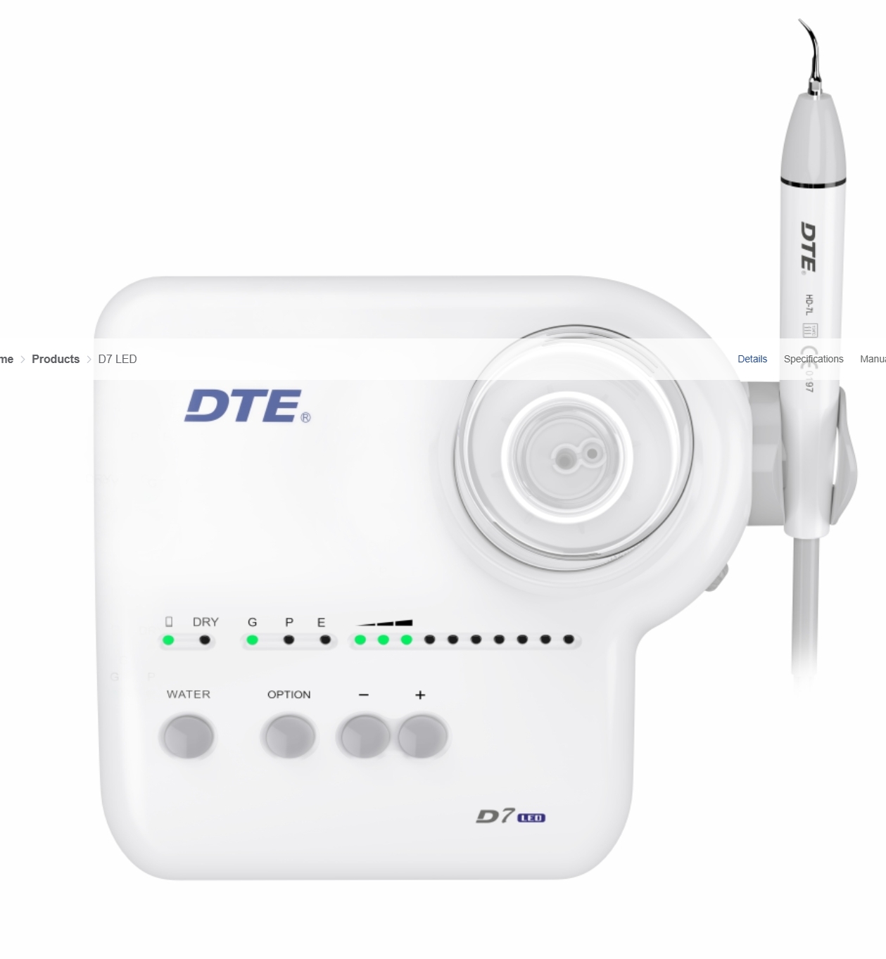 Dental Ultraschall-Scaler DTE-D7  Scaling/Perio/Endo Auto-Wasserversorgung