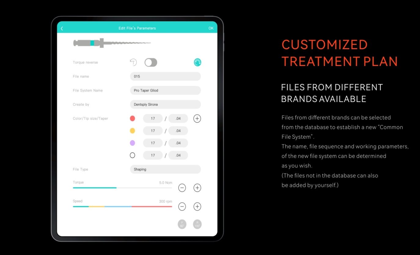 Endo Motor Smart A – Intelligente APP-Steuerung, Bluetooth Endo Motor Smart A – Intelligente APP-Steuerung, Bluetooth