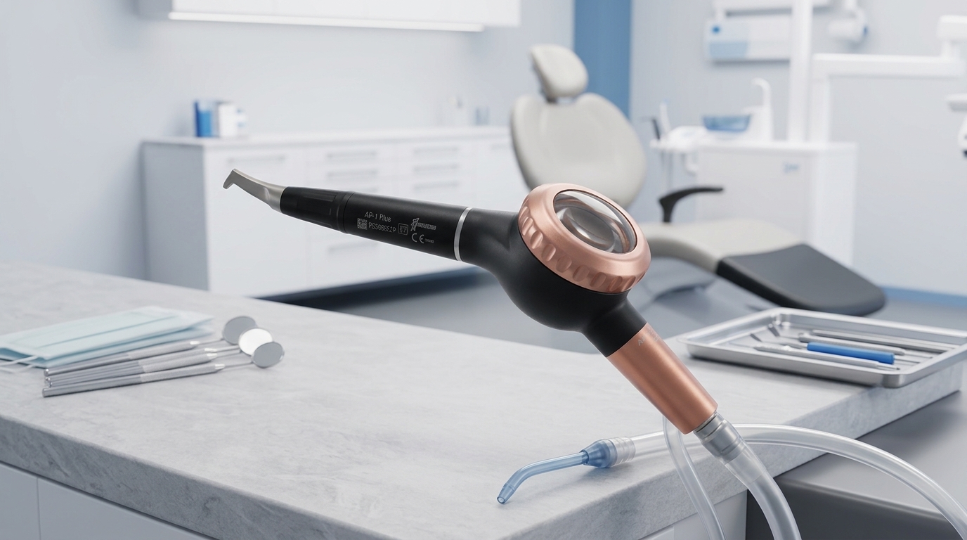 Woodpecker AP-H Pulverstrahlgerät für Sirona mit Licht – Prophylaxe Handstück